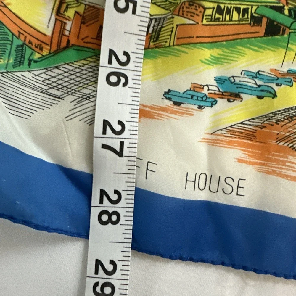 VTG San Francisco‎ Souvenir Scarf Cable Car Golden Gate Bridge Landmarks Travel